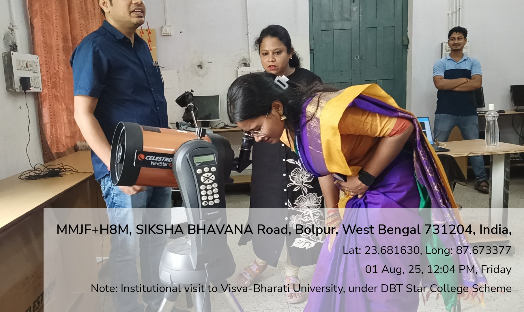 Visit to Visva-Bharati University, Santiniketan